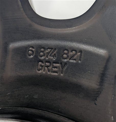 Thumbnail 5: 16-19 BMW 3 4 SERIES F30 F31 F32 18x8.5 REAR V-SPOKE GRAY WHEEL RIM