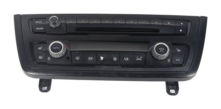 Thumbnail 2: 14-16 BMW 2 3 4 SERIES (F30 F32) A/C HEATER TEMPERATURE CLIMATE & RADIO CONTROL