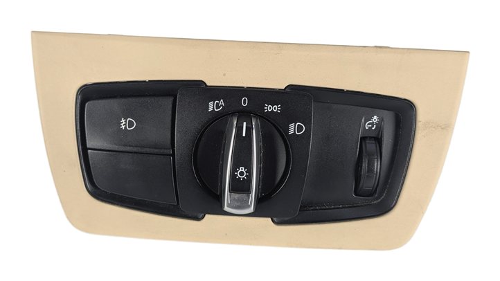 Thumbnail 2: 12-22 BMW 2 3 4 SERIES F22 F30 F32 HEADLIGHT FOG DIMMER SWITCH BEIGE