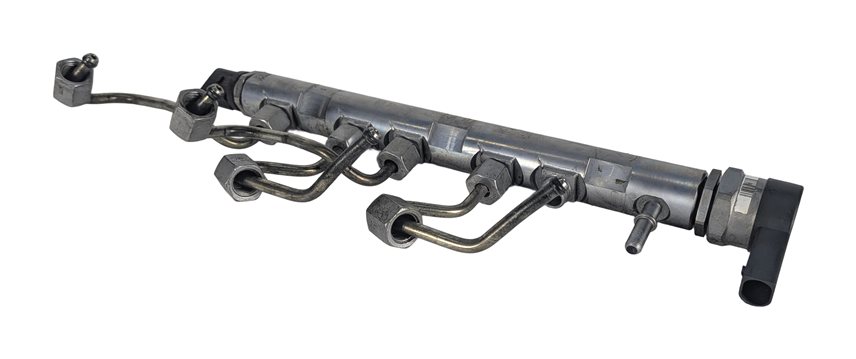 Thumbnail 3: 2014 BMW 328D WAGON F31 2.0L N47T DIESEL HIGH PRESSURE FUEL RAIL LINE SENSOR