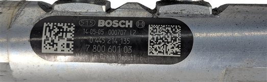Thumbnail 5: 2014 BMW 328D WAGON F31 2.0L N47T DIESEL HIGH PRESSURE FUEL RAIL LINE SENSOR