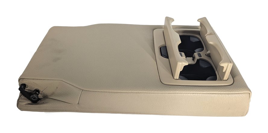Thumbnail 6: 2014 BMW 328D WAGON (F31) REAR CENTER SEAT ARMREST CUSHION CUPHOLDER (Beige)