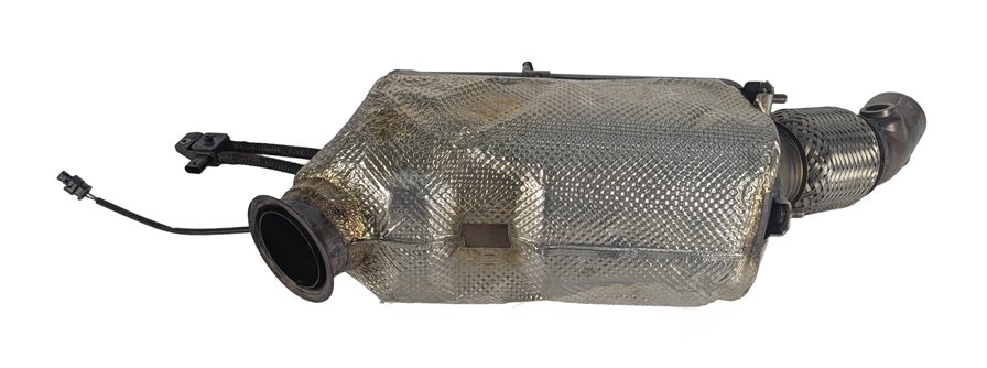 Thumbnail 2: 2014 BMW 328D WAGON F31 2.0L N47T DIESEL DPF PARTICULATE FILTER FLEX PIPE SENSOR