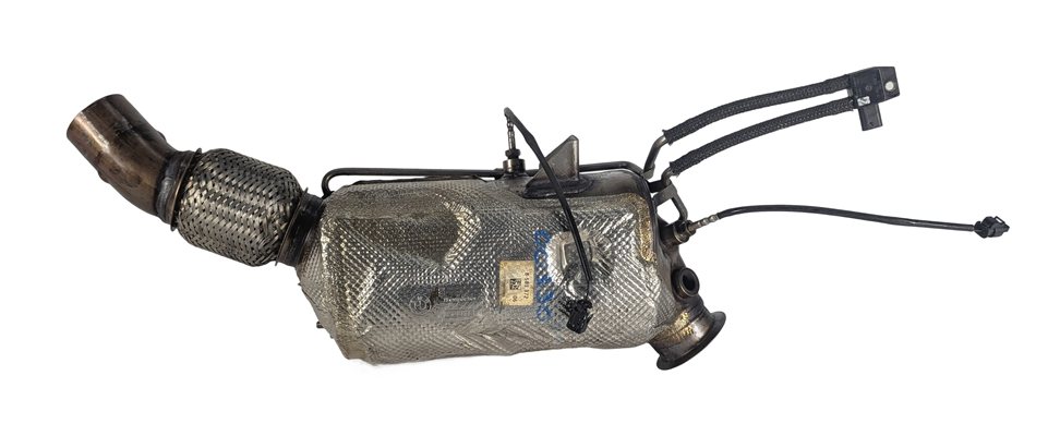 Thumbnail 4: 2014 BMW 328D WAGON F31 2.0L N47T DIESEL DPF PARTICULATE FILTER FLEX PIPE SENSOR