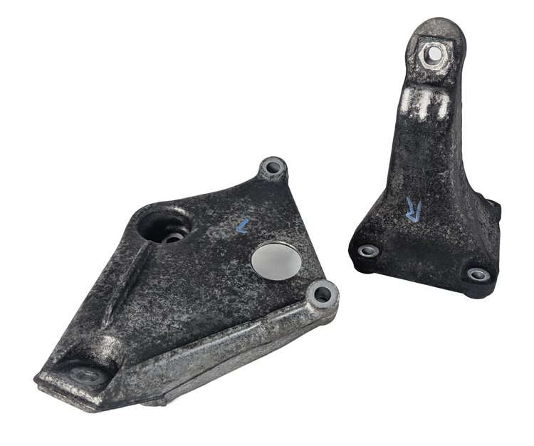 2014 BMW 328D WAGON F31 2.0L N47T LEFT/RIGHT ENGINE MOTOR MOUNT BRACKET SET/2