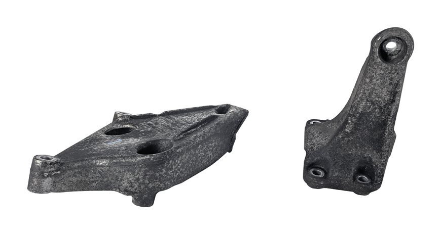 Thumbnail 3: 2014 BMW 328D WAGON F31 2.0L N47T LEFT/RIGHT ENGINE MOTOR MOUNT BRACKET SET/2