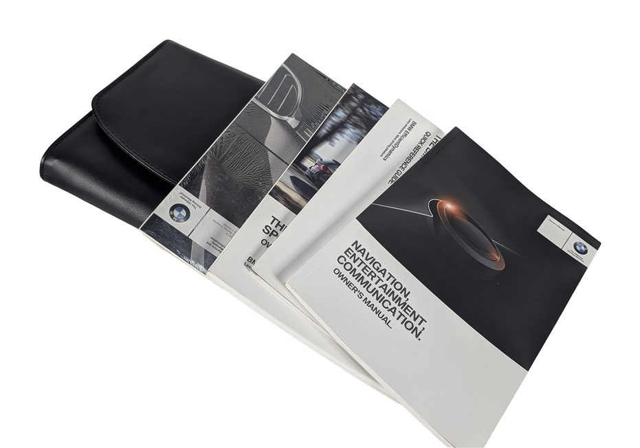 2014 BMW 328D WAGON (F31) 2.0L DIESEL OWNER'S MANUAL NAV GUIDE CASE SET