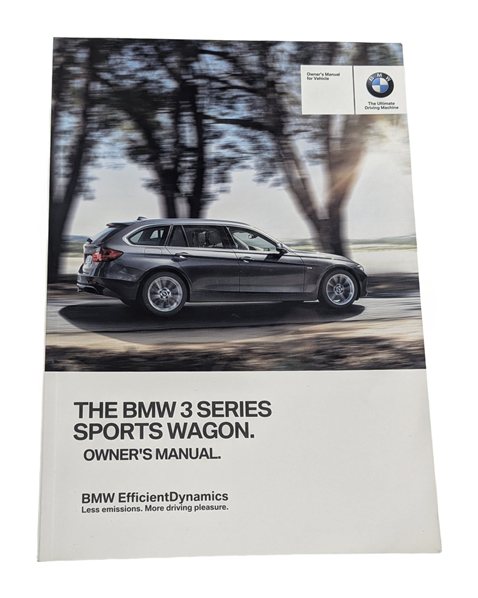 Thumbnail 4: 2014 BMW 328D WAGON (F31) 2.0L DIESEL OWNER'S MANUAL NAV GUIDE CASE SET