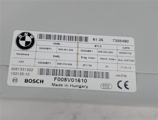 Thumbnail 5: 2014 BMW 328D WAGON (F31) REAR POWER LIFTGATE TAILGATE CONTROL MODULE