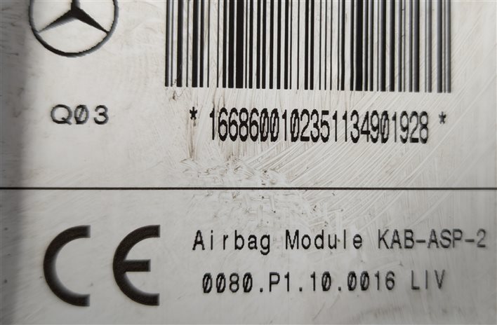 Thumbnail 4: 12-19 MERCEDES GL350 GL450 GL550 ML350 ML550 GLE (W166 X166) DRIVER KNEE AIRBAG