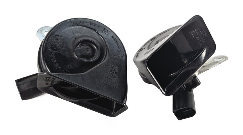 Thumbnail 2: 13-19 MERCEDES GL ML GLE GLS CLASS (W166 X166) HIGH & LOW TONE SAFETY HORN SET-2