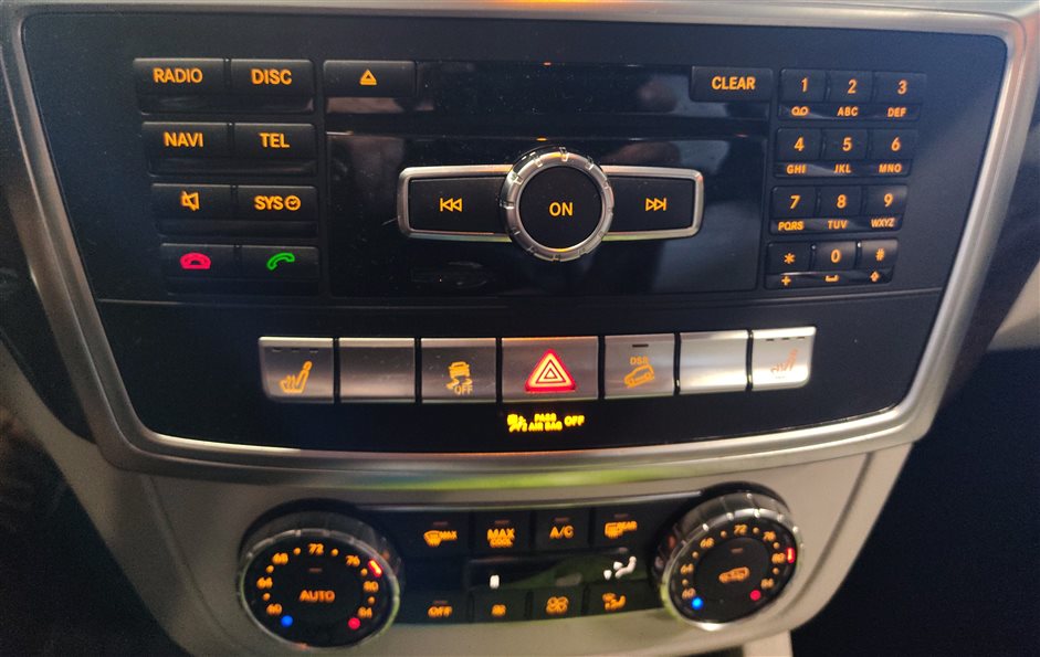 Thumbnail 2: 2012-2013 MERCEDES ML CLASS (W166) FRONT HEATER A/C TEMPERATURE CONTROL (Gray)
