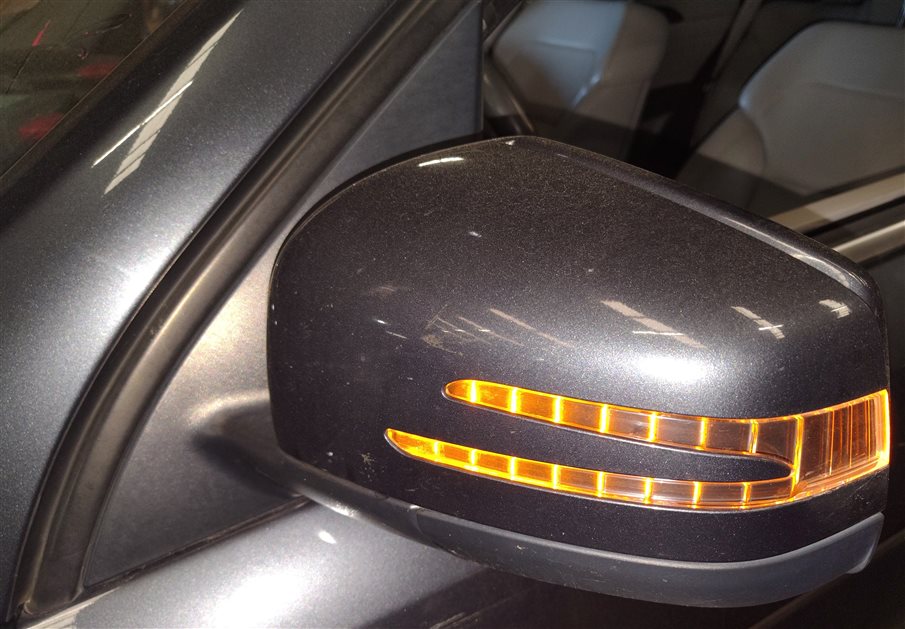 Thumbnail 2: 12-16 MERCEDES GL450 GL550 ML350 (W166 X166) LEFT BLIND SPOT MIRROR (Gray)