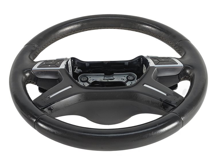 Thumbnail 2: 12-15 MERCEDES ML250 ML350 ML400 ML550 ML63 W166 SPORT STEERING WHEEL (Gray)
