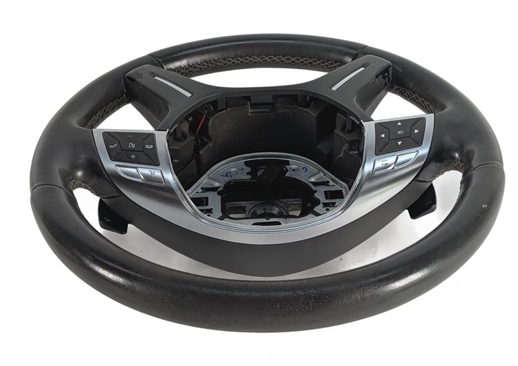 Thumbnail 4: 12-15 MERCEDES ML250 ML350 ML400 ML550 ML63 W166 SPORT STEERING WHEEL (Gray)