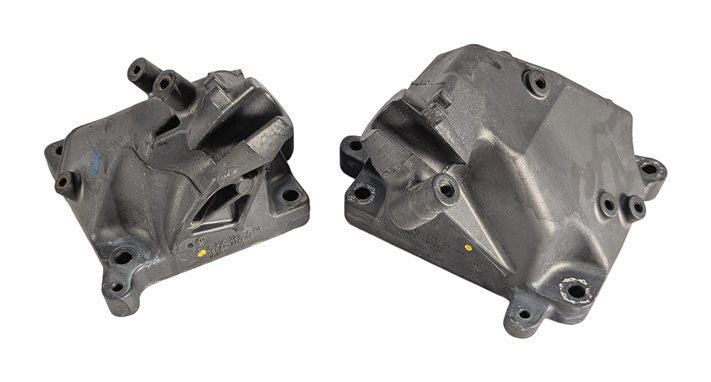 2012 MERCEDES ML350 (W166) 3.5L 276.955 LEFT/RIGHT ENGINE SUPPORT BRACKET SET/2