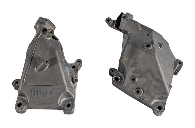 Thumbnail 3: 2012 MERCEDES ML350 (W166) 3.5L 276.955 LEFT/RIGHT ENGINE SUPPORT BRACKET SET/2