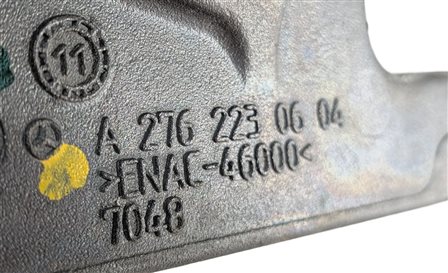 Thumbnail 5: 2012 MERCEDES ML350 (W166) 3.5L 276.955 LEFT/RIGHT ENGINE SUPPORT BRACKET SET/2