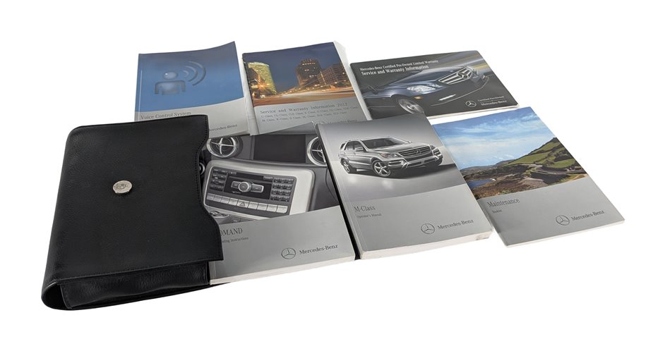 Thumbnail 2: 2012 MERCEDES ML350 (W166) 3.5L OWNER'S MANUAL BOOKLET w/ CASE SET