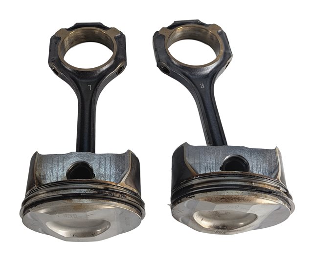 Thumbnail 4: 12-18 MERCEDES C E GLE GLK ML SLK (W212 W204 X204 W166 R172) 3.5L PISTON SET-6
