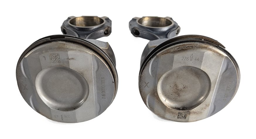 Thumbnail 5: 12-18 MERCEDES C E GLE GLK ML SLK (W212 W204 X204 W166 R172) 3.5L PISTON SET-6