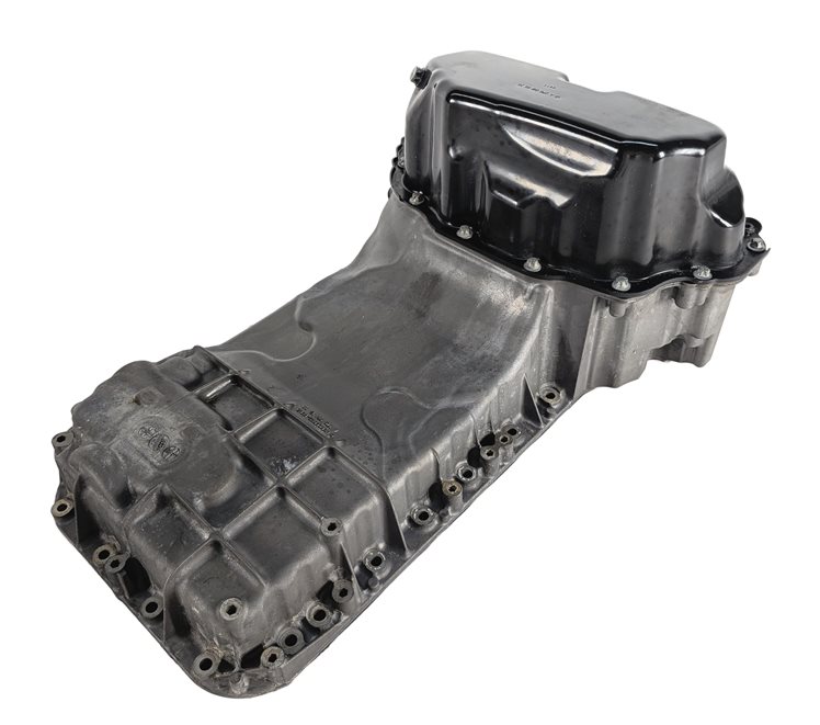 2012 MERCEDES ML350 (W166) 3.5L (276.955) ENGINE UPPER LOWER OIL PAN SET/2
