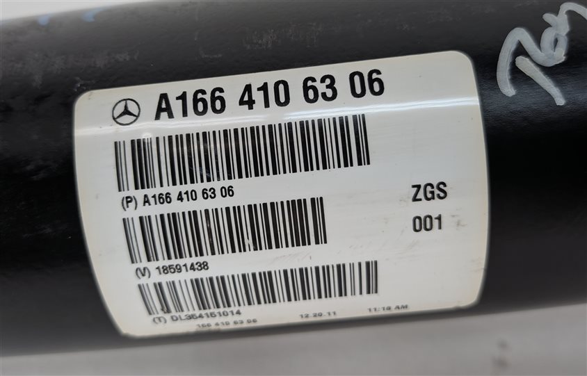 Thumbnail 8: 2012-2014 MERCEDES ML350 (W166) AWD REAR DRIVESHAFT DRIVELINE DRIVE LINE SHAFT