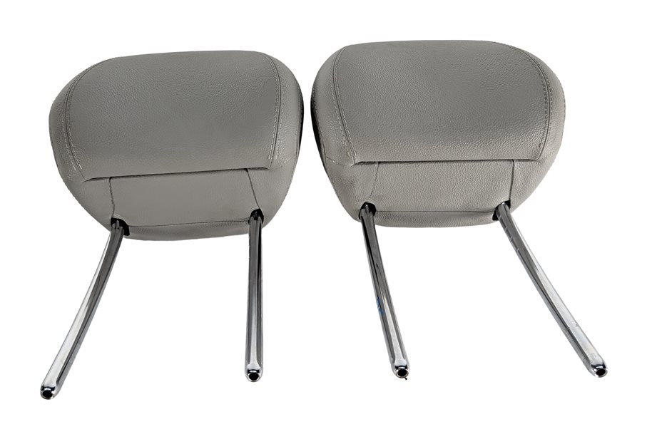 Thumbnail 2: 12-13 MERCEDES GL ML CLASS W166 X166 FRONT SEAT HEADREST SET/2 (Gray)