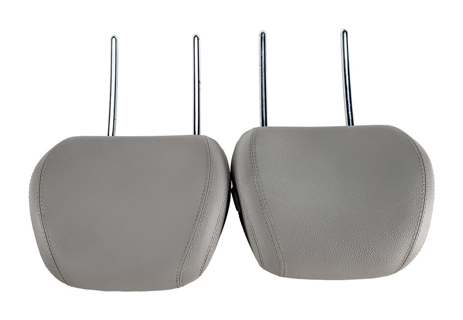 Thumbnail 3: 12-13 MERCEDES GL ML CLASS W166 X166 FRONT SEAT HEADREST SET/2 (Gray)