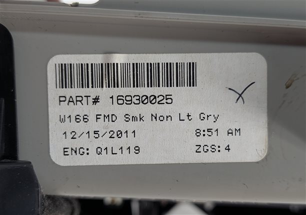 Thumbnail 12: 2012 MERCEDES ML350 (W166) FRONT CENTER CONSOLE CUP HOLDER STORAGE BIN (Gray)