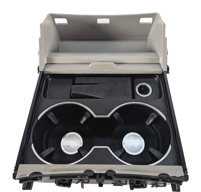 Thumbnail 2: 2012 MERCEDES ML350 (W166) FRONT CENTER CONSOLE CUP HOLDER STORAGE BIN (Gray)
