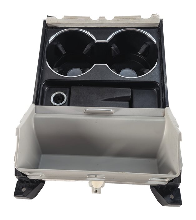Thumbnail 4: 2012 MERCEDES ML350 (W166) FRONT CENTER CONSOLE CUP HOLDER STORAGE BIN (Gray)