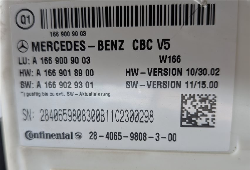 Thumbnail 6: 2012 MERCEDES ML350 ML550 ML63 (W166) FRONT SIGNAL ACQUISITION MODULE (SAM)