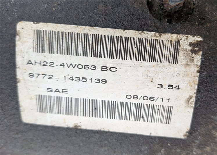 Thumbnail 4: 10-13 LR4 / RANGE ROVER SPORT (L320) 5.0L NON LOCKING REAR DIFFERENTIAL (3.54)
