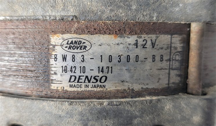 Thumbnail 7: 10-13 LAND ROVER LR4 - RANGE ROVER SPORT (L320 L322) 5.0L V8 150 AMP ALTERNATOR