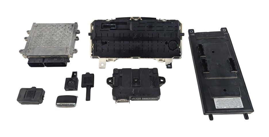 Thumbnail 5: 10-13 LR4 ROVER SPORT L319 L320 L322 5.0L NON SC ECM BCM IMMOBILIZER KEY SET