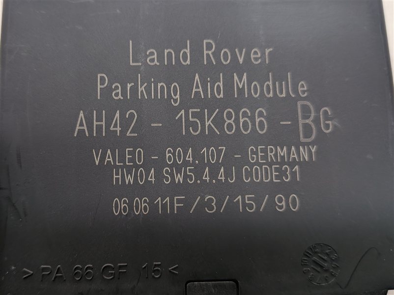 Thumbnail 5: 2010-2012 LAND ROVER LR4 / RANGE ROVER SPORT (L320 L322) PDC PARK ASSIST MODULE
