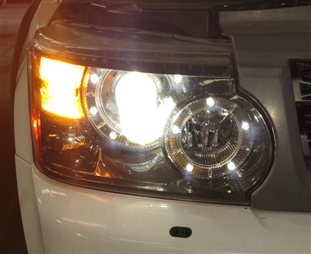 Thumbnail 2: 10-11 RANGE ROVER SPORT (L320) RIGHT PASSENGER HID XENON HEADLIGHT LIGHT LAMP