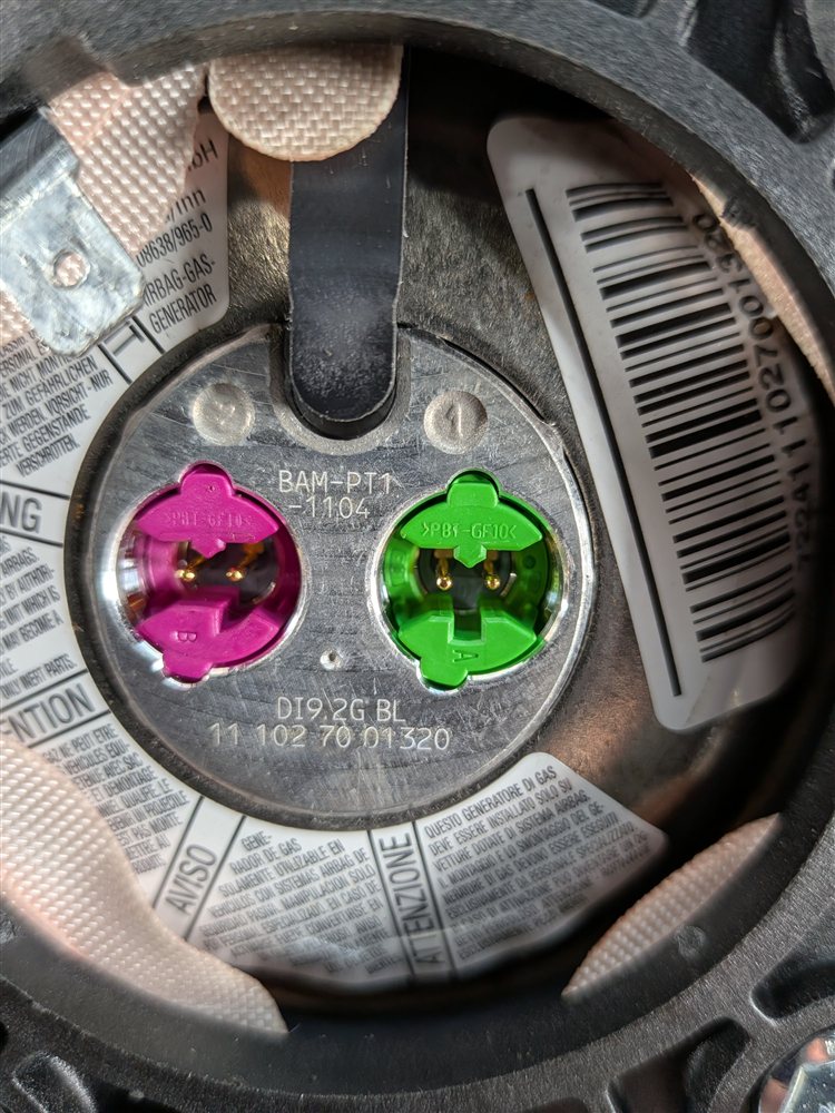 Thumbnail 8: 06-13 RANGE ROVER SPORT L320 LEFT DRIVER STEERING WHEEL AIRBAG AIR BAG (Black)