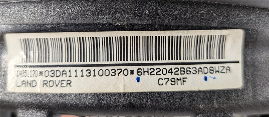 Thumbnail 9: 06-13 RANGE ROVER SPORT L320 LEFT DRIVER STEERING WHEEL AIRBAG AIR BAG (Black)