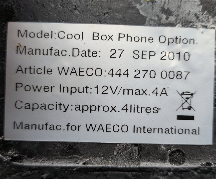 Thumbnail 8: 2010-2013 RANGE ROVER SPORT (L320) CENTER CONSOLE REFRIGERATOR COOLER BOX INSERT