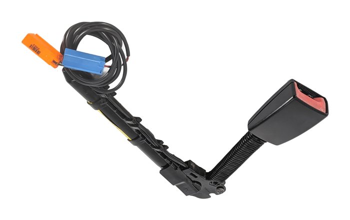 Thumbnail 2: 08-16 LR3 LR4 RANGE ROVER SPORT L320 FRONT RIGHT SEATBELT BUCKLE RECEIVER BLACK