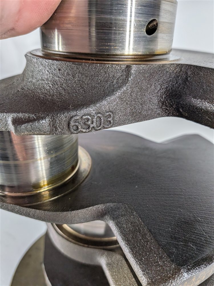 Thumbnail 8: 2011 RANGE ROVER SPORT L320 5.0L NON-SC AJ133 ENGINE CRANKSHAFT CRANK SHAFT