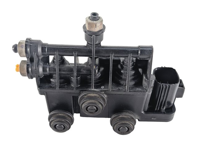 2011 RANGE ROVER SPORT L320 FRONT AIR SUSPENSION VALVE BLOCK SOLENOID MANIFOLD