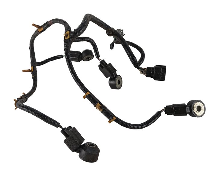 2011 RANGE ROVER SPORT L320 5.0L AJ133 ENGINE KNOCK SENSOR SET/4 w/WIRE HARNESS