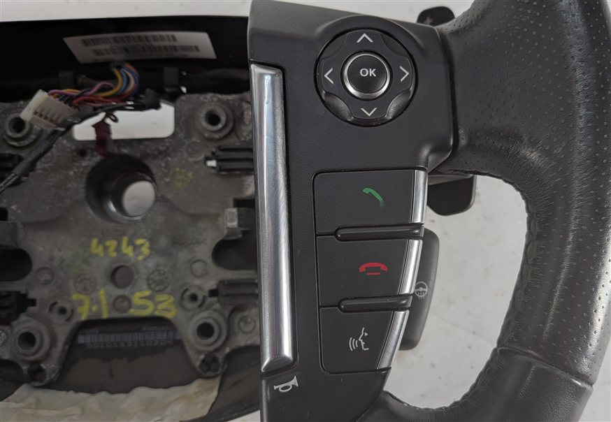Thumbnail 6: 2010-2013 RANGE ROVER SPORT (L320) STEERING WHEEL w/ SHIFT PADDLES (Black)
