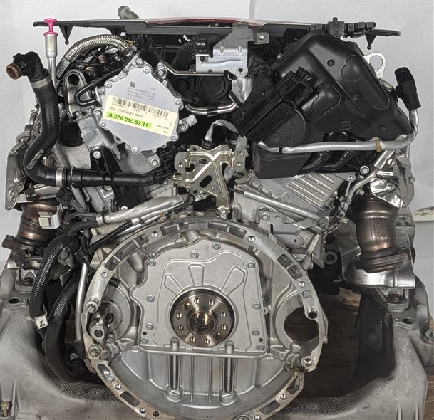 Thumbnail 10: 15-16 MERCEDES C400 C450 W205 3.0L M276 TURBO ENGINE ASSEMBLY 129K