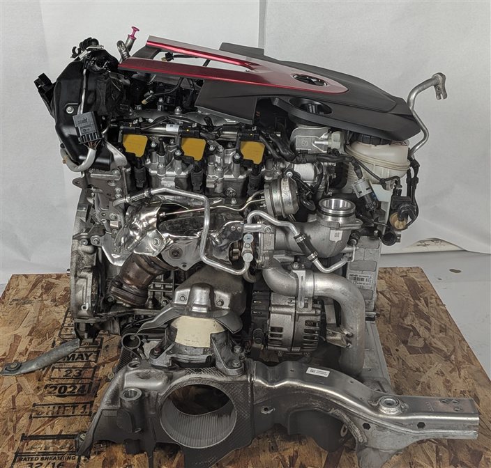 Thumbnail 12: 15-16 MERCEDES C400 C450 W205 3.0L M276 TURBO ENGINE ASSEMBLY 129K