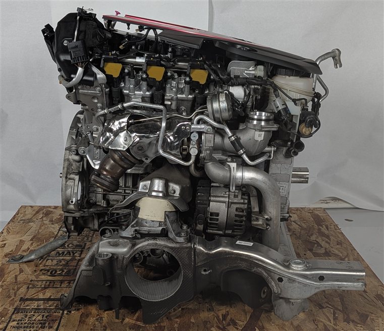 Thumbnail 13: 15-16 MERCEDES C400 C450 W205 3.0L M276 TURBO ENGINE ASSEMBLY 129K