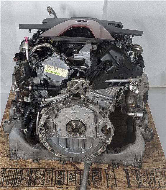 Thumbnail 4: 15-16 MERCEDES C400 C450 W205 3.0L M276 TURBO ENGINE ASSEMBLY 129K